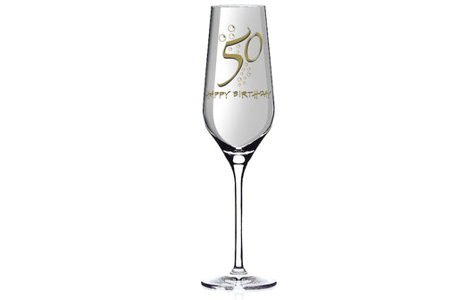 Wate | Sektglas | Happy Birthday 50