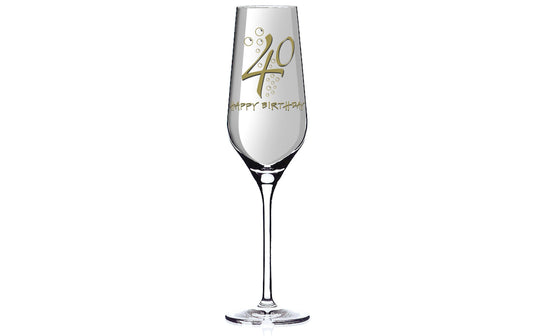 Wate | Sektglas | Happy Birthday 40