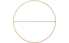 Rico Metallring mit Querstrebe gold