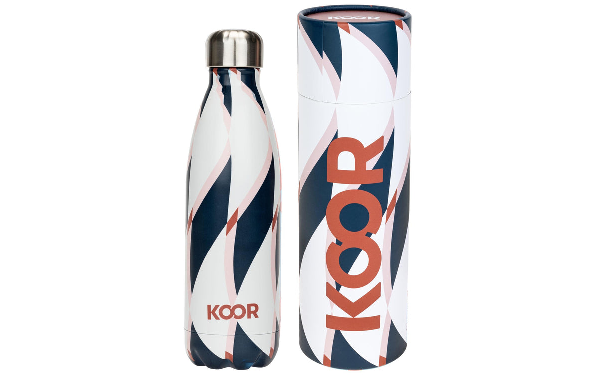 KOOR Flasche Thermo 500ml Parallelo weiss