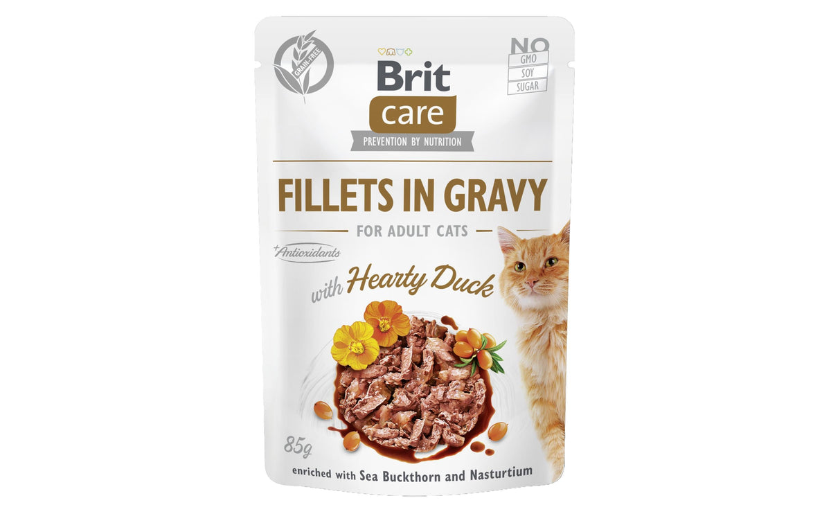 Brit Care Cat Fillets Sauce Ente 85g