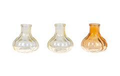 CHALET, Vasen-Set Stripes 3 Stück, 7 cm, Ge