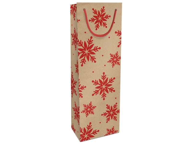 Braun + Company | B+C Geschenktasche Recycling Kristall | rot, 12x36x10cm