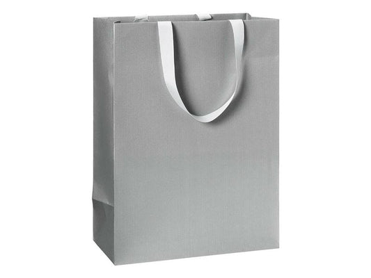 Stewo | Geschenktasche One Colour | 23x13x30cm, silber