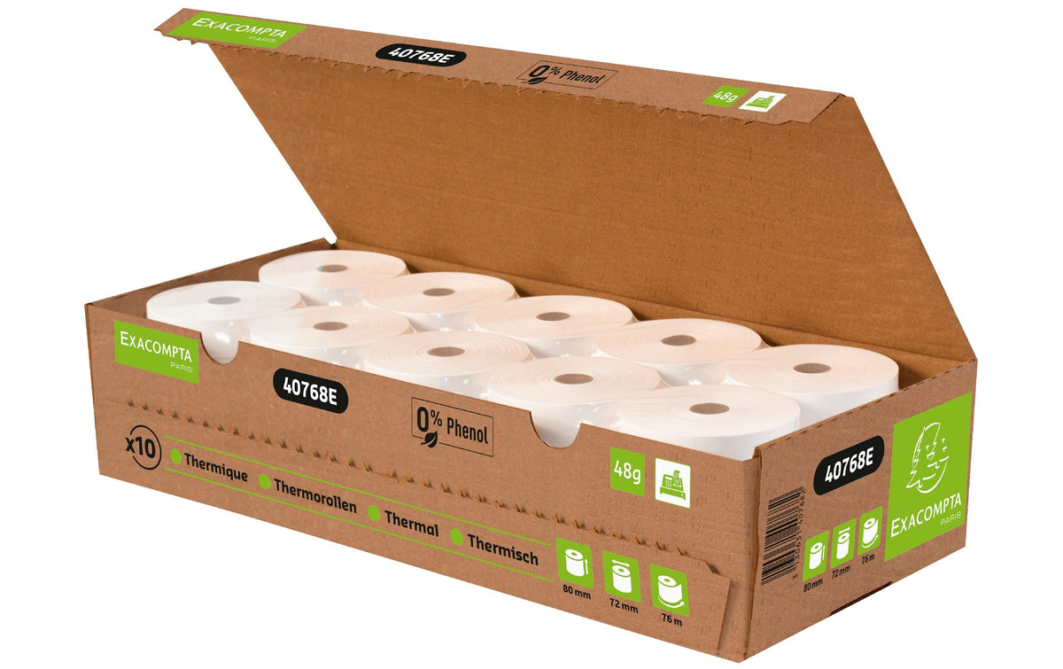 Exacompta Thermopapier, 10 Stk