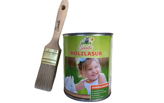Sanilu | Holzlasur 0.75l | mit Pinsel