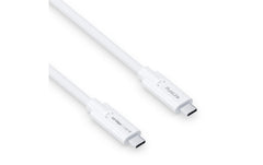 PureLink USB3.1 Gen2 USB-C-C, 150cm, Weiss