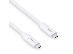 PureLink iSeries | PureLink USB3.1 Gen2 USB-C-C, 50cm, Weiss | 10Gbps, 3A&5A, Power Delivery bis 100Watt
