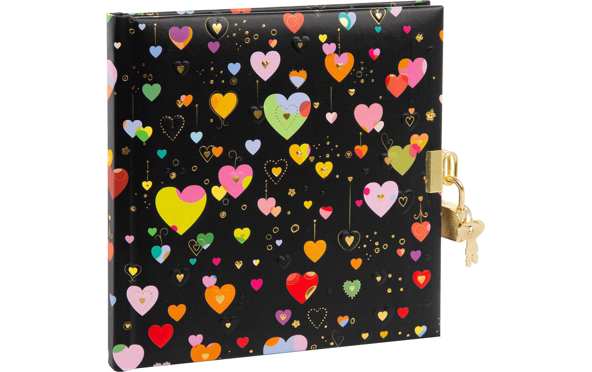 Goldbuch, Tagebuch Heart dark 96 Seiten, 16