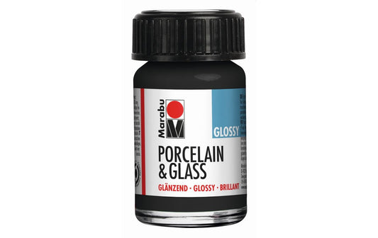 Marabu, Glas- und Porzellanfarbe 073 Schwar
