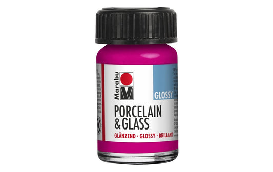 Marabu, Glas- und Porzellanfarbe 131 Himbee