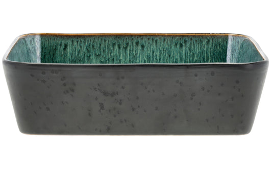BITZ Schale rechteckig 28cm Schwarz/Grün