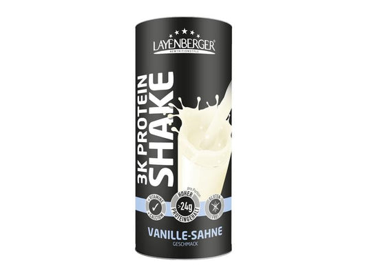 Layenberger | Pulver 3K Protein-Shake | Vanille-Sahne 360 g