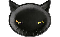 Partydeco Teller Katze