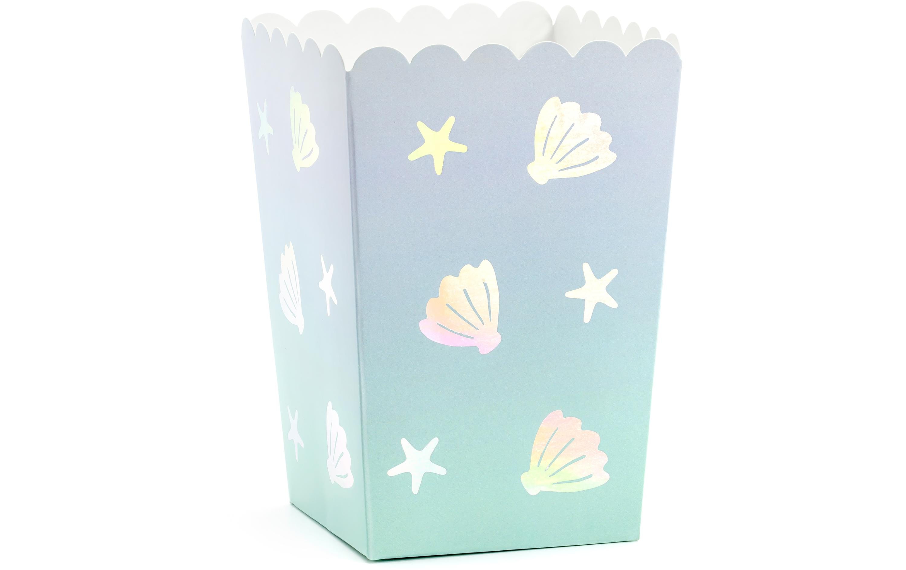 Partydeco Popcornboxen Narwal