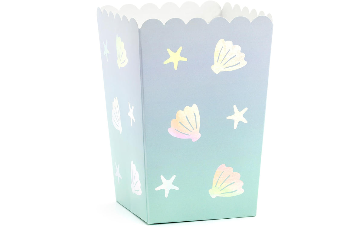 Partydeco Popcornboxen Narwal