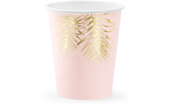 Partydeco Becher Blätter