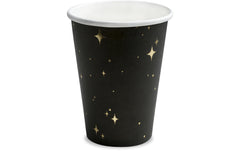 Partydeco | Becher | schwarz, 260 ml, 6 Stück