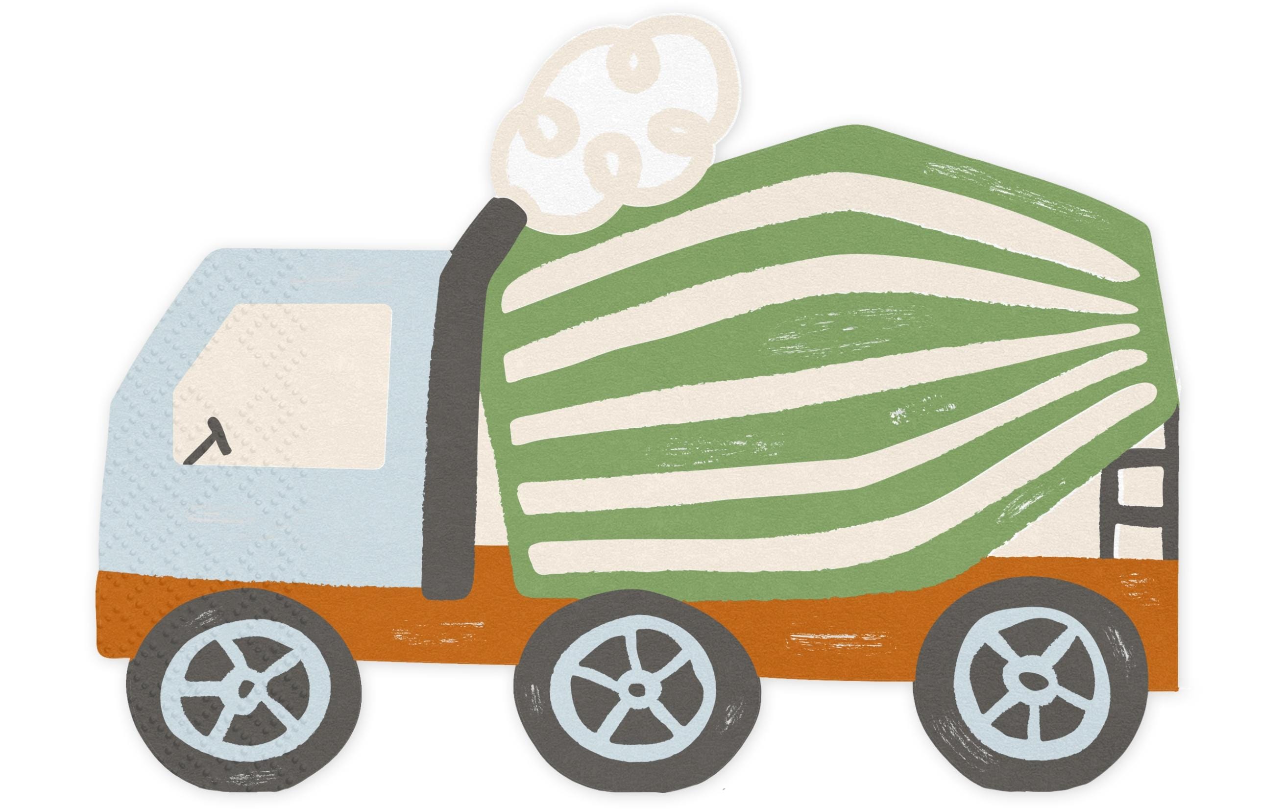 Partydeco, Papierservietten Baufahrzeuge 16