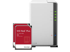 Synology | DS223j, 2-bay NAS | inkl. 2x 6TB HDD WD Red Plus