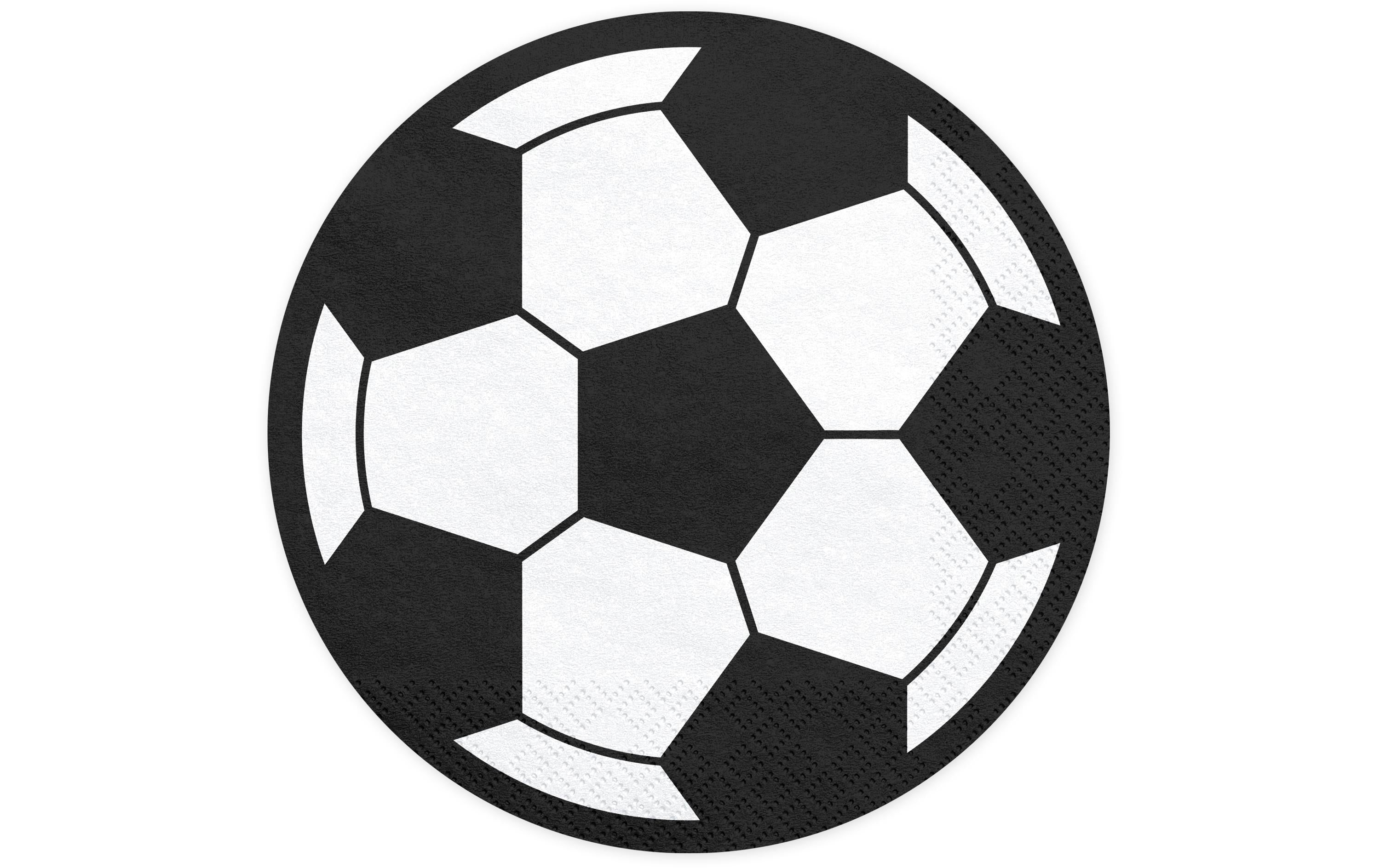 Partydeco, Papierservietten Fussball 13.5 c