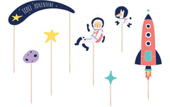 Partydeco Caketopper Kosmos