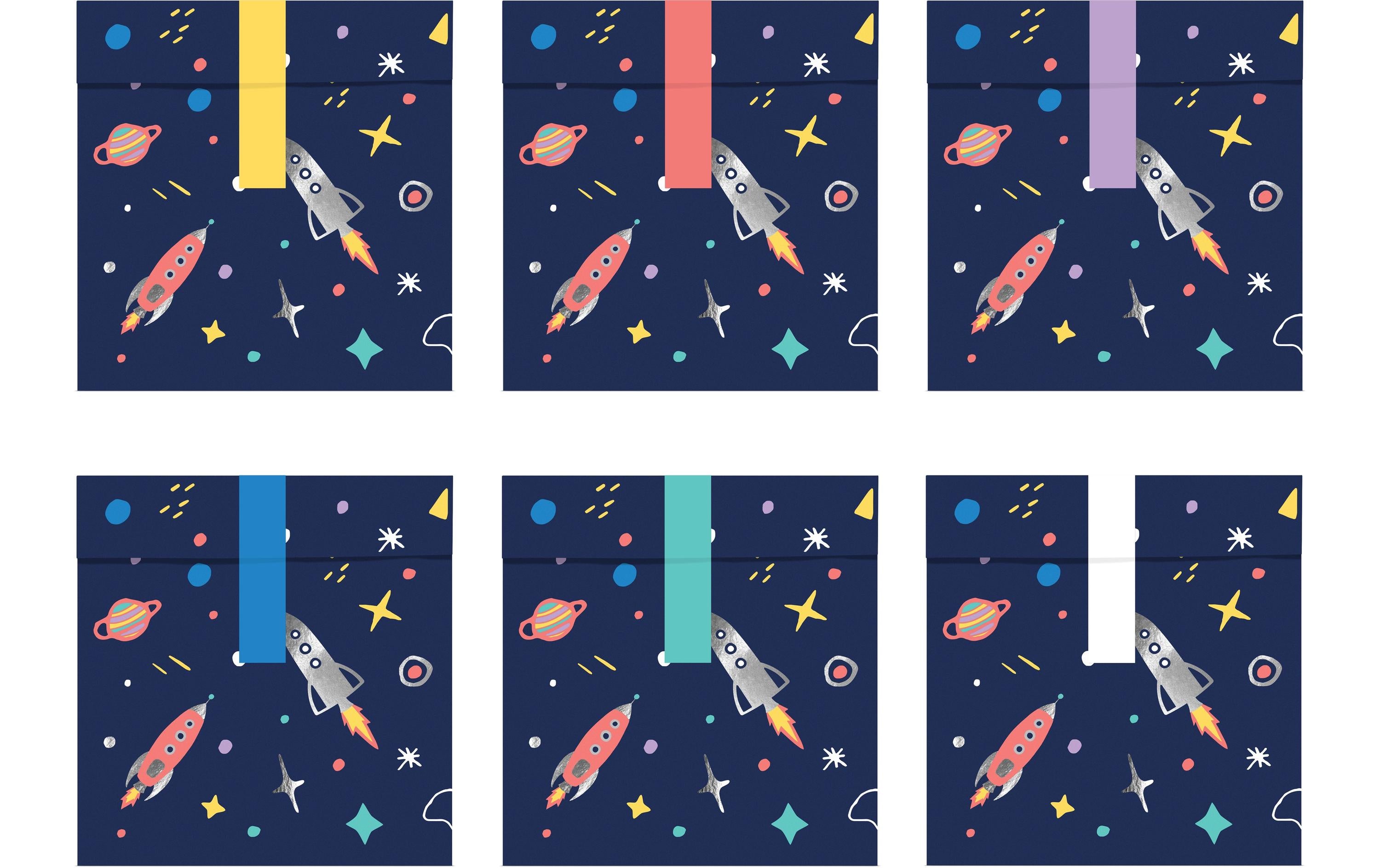 Partydeco Süssigkeiten-Tüten Kosmos