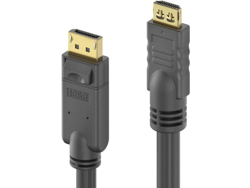 PureLink | PureInstall 4K Adapterkabel DP/HDMI, 3.00m | Aktiv, 4K / 60Hz