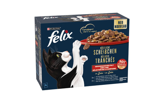 Felix Deliciously Sliced Fleisch, 10x80g