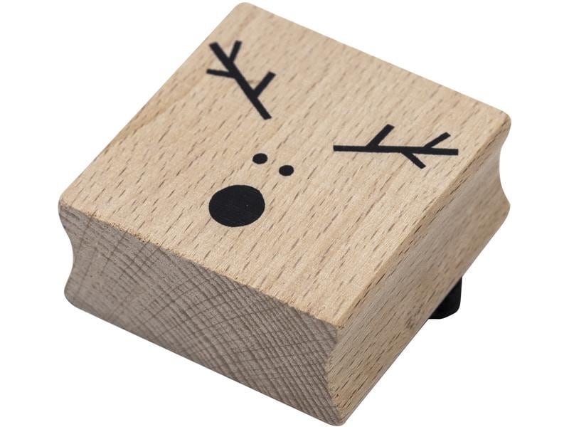 Artoz | Stempel Rentier | 40x40xH19mm, Buche