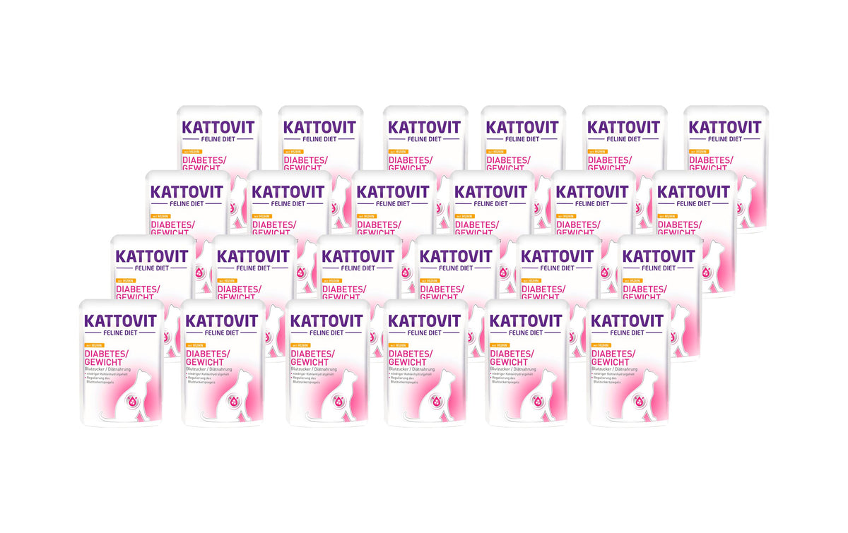 Kattovit Diabetes Huhn 24x85g Kit