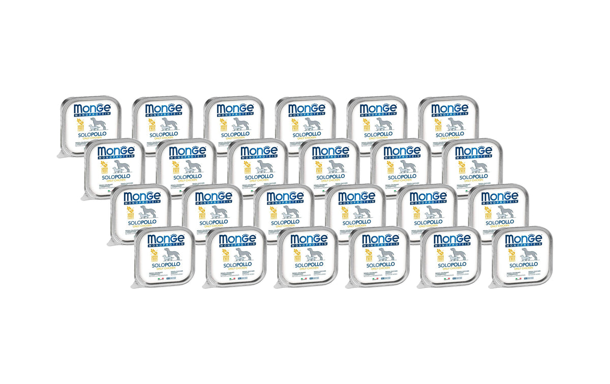 Monge Dog Monoprotein Pâté Huhn 24x150g Kit