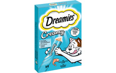 Dreamies | Katzen-Snack Creamy Lachs | 4 x 10g