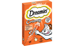 Dreamies | Katzen-Snack Creamy Huhn | 4 x 10g