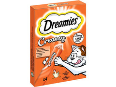 Dreamies | Katzen-Snack Creamy Huhn | 4 x 10g