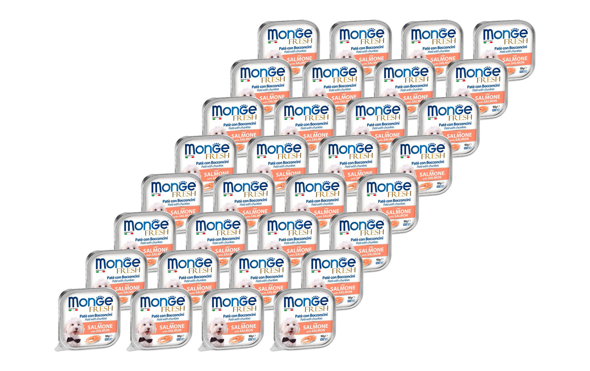 Monge Dog Fresh Pâté Lachs 32x100g Kit