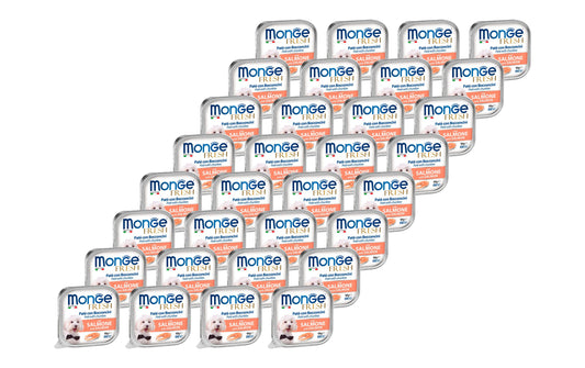 Monge Dog Fresh Pâté Lachs 32x100g Kit