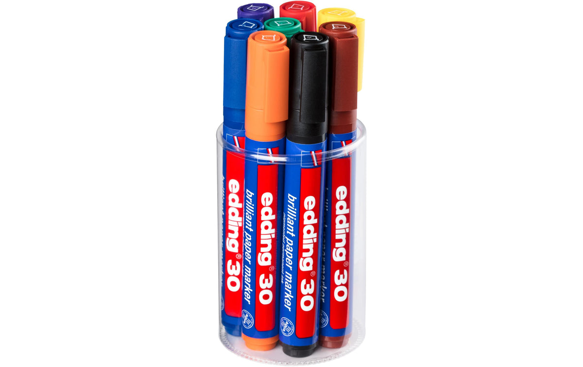 Edding Permanent-Marker 30,  8 Stk