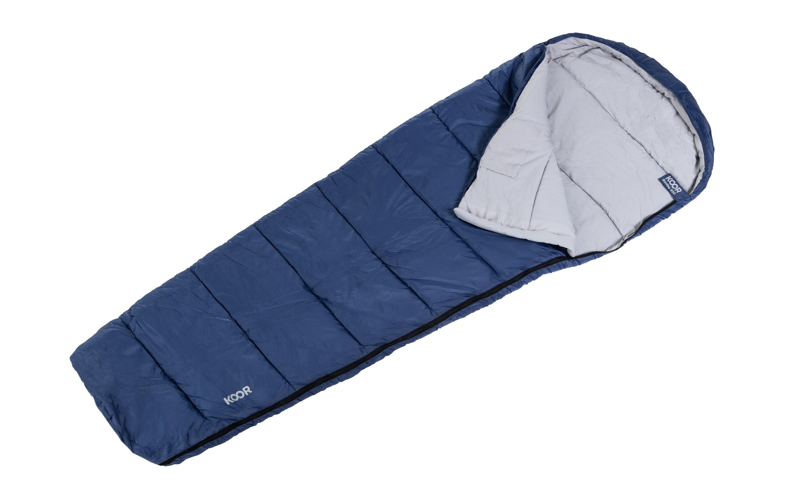 KOOR, Schlafsack Baaba 950 Blau 80 x 220 cm