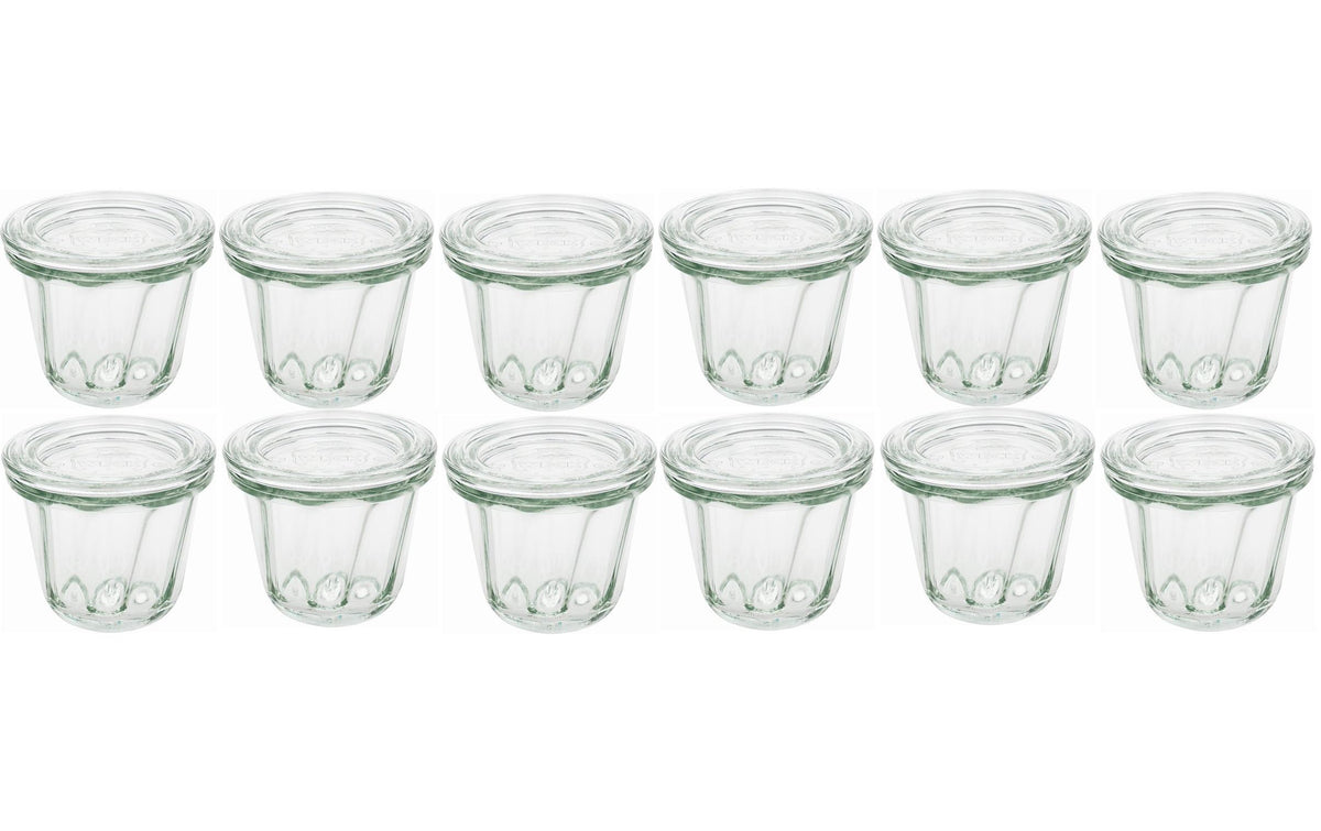Weck 80 ml 12 Stk Weck-Gläser#566