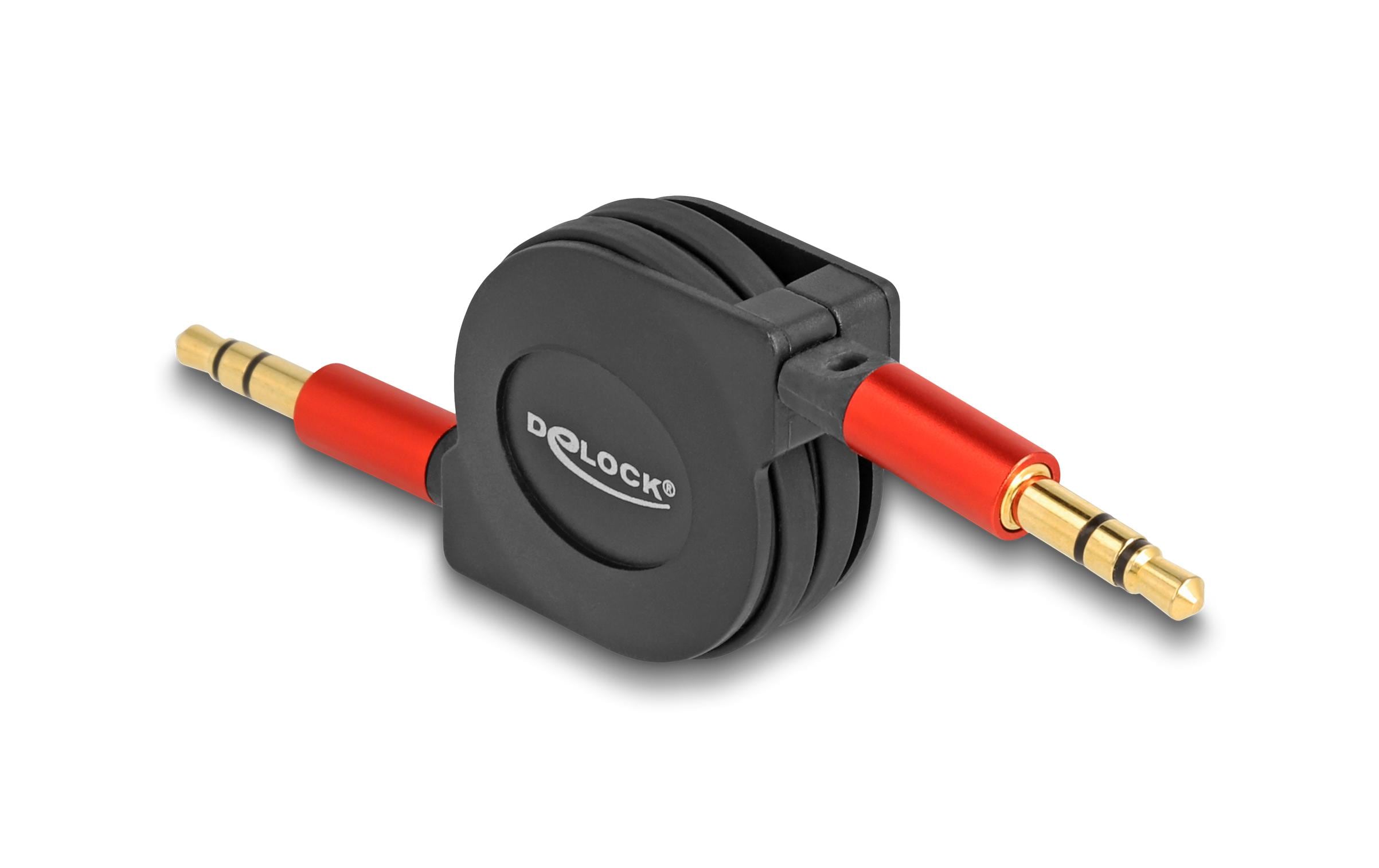 Delock Audio Aufrollkabel 3.5mm 3 Pin