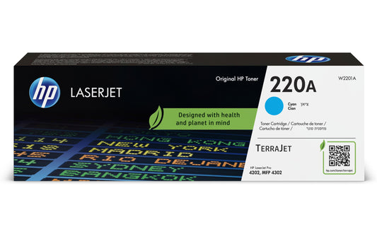 HP, Toner Nr. 220A (W2201A) Cyan