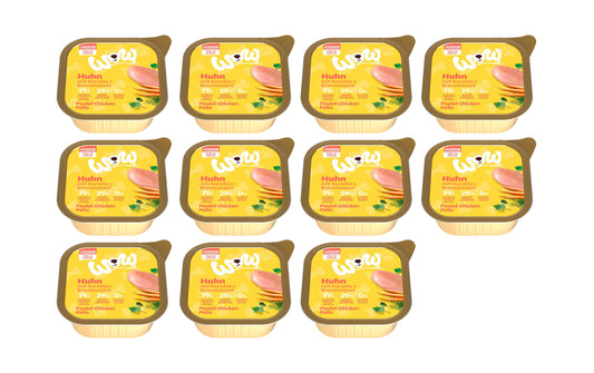 WOW Junior Huhn Schale 11x150g Kit