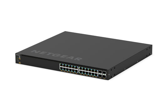 Netgear | AV Line M4350-24G4XF PoE+ 24x1G | 24x1G PoE+ 648W 4xSFP+, Managed