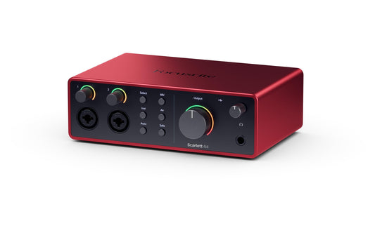 Focusrite | Scarlett 4i4 4th Generation | 4 In/4 Out USB-C Audiointerface