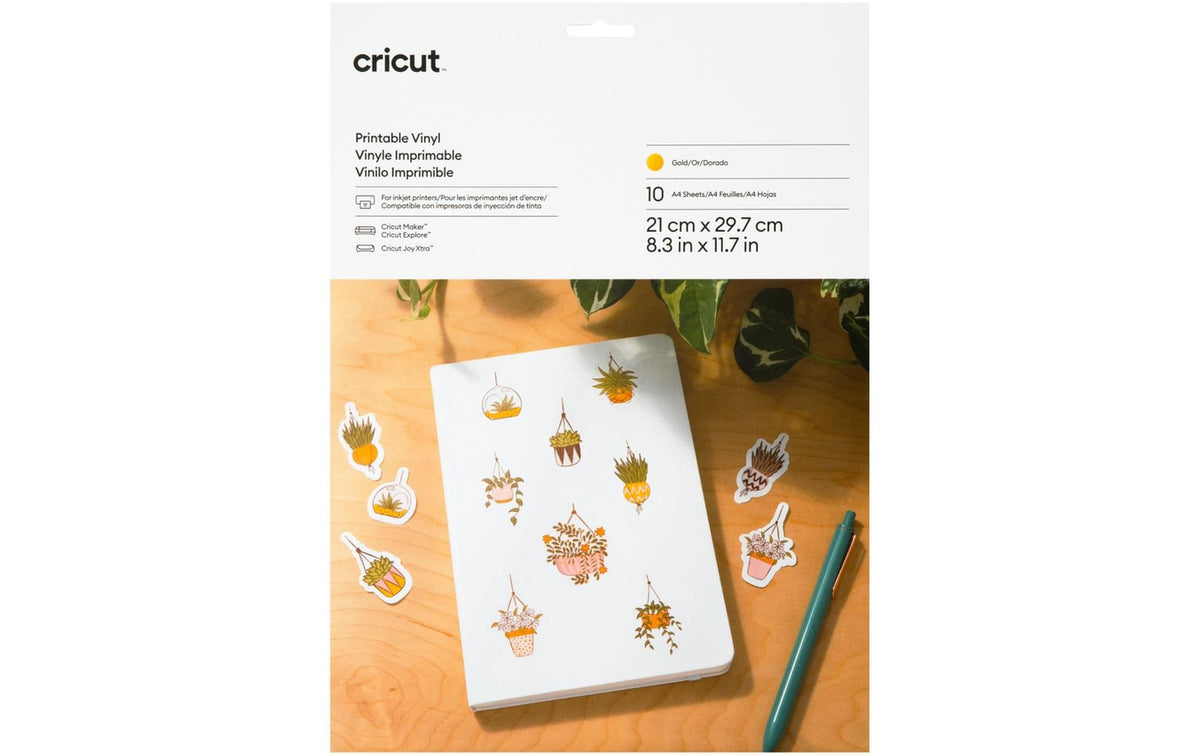 Cricut Vinylfolie Joy Xtra A4 bedruckbar