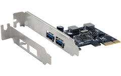 Exsys | EX-11192, 2-Port USB3.2gen1 Karte | mit Self Power, 3A (Renesas)