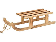 G. Wurm | Aufsteller Schlitten | Holz, 42x10x15cm