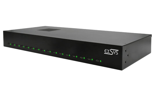EXSYS EX-11016, 16-Port USB-C