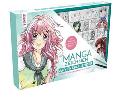 Frechverlag | Adventskalender Manga | Mit Anleitungsbuch, Workbook & Zeichenmat.